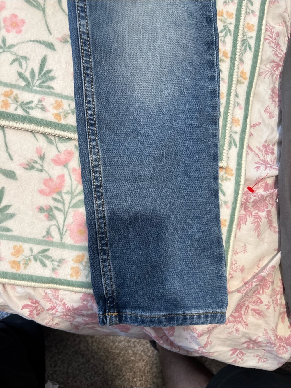 Cat & Jack Skinny Stretch Jeans in Medium Blue Wash - Picture 5 of 6
